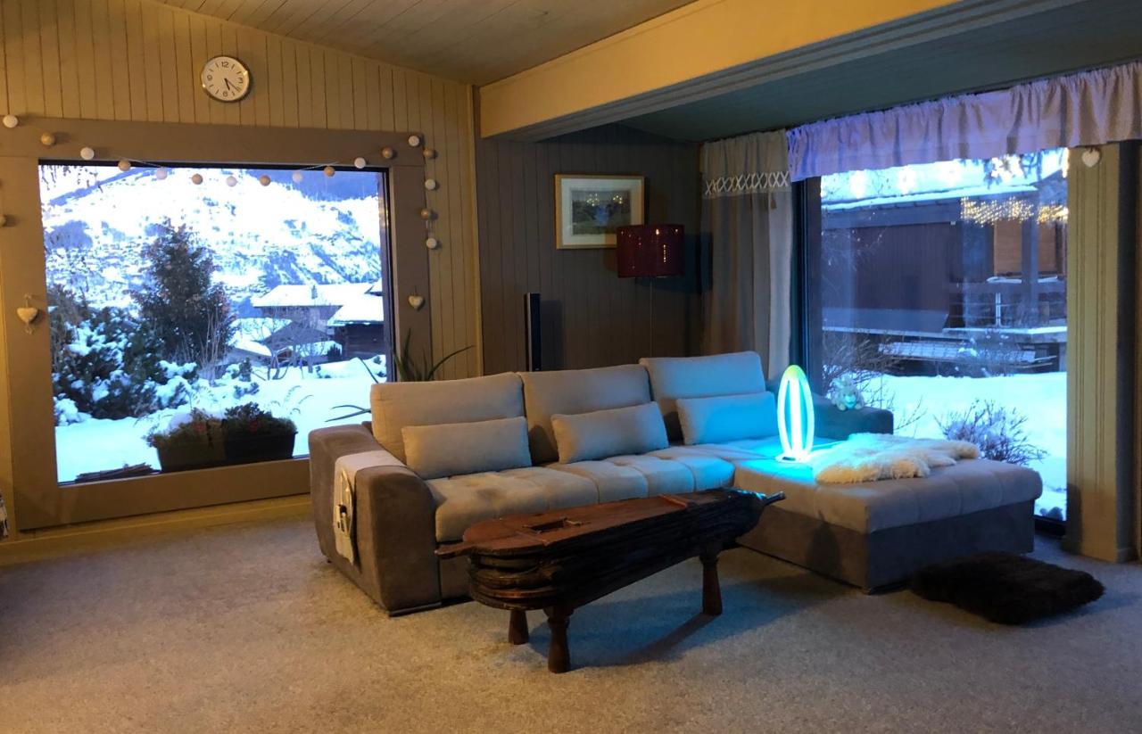 Magnifique Maison Pres Du Centre Nendaz Bagian luar foto